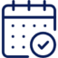 Calendar and Check Mark